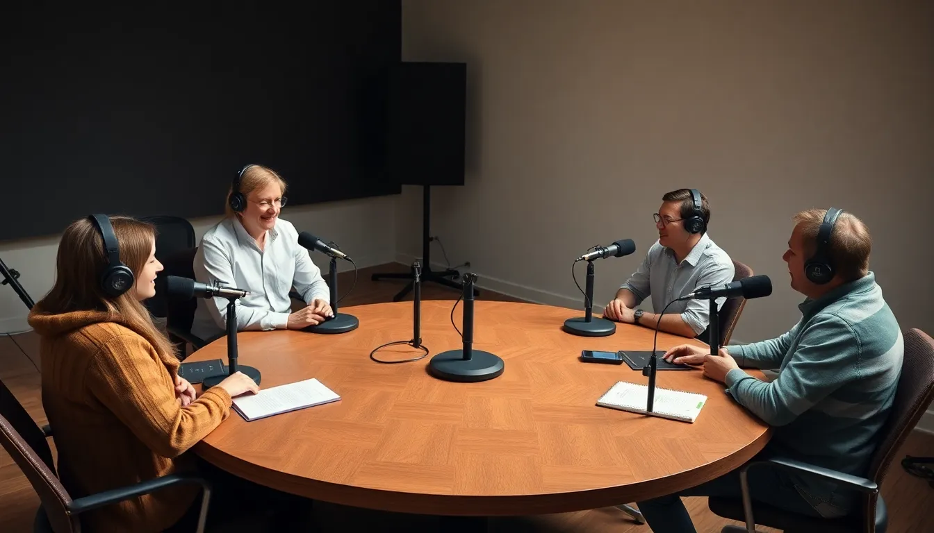 Enregistrer à trois ou quatre invités : la logistique d'un plateau podcast
