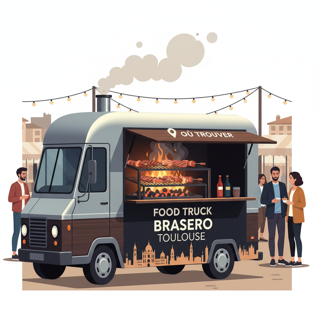 ou trouver food truck brasero toulouse